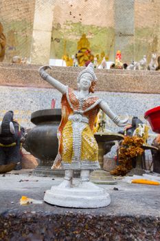 Thai ancient statue dancing in thai style