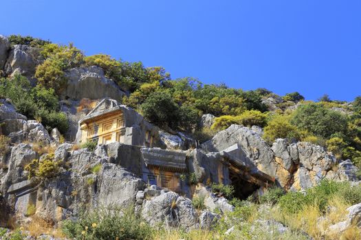 Ancient Dead Town In Myra Demre Turkey
