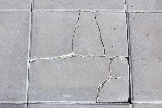 Cracked concrete texture closeup background