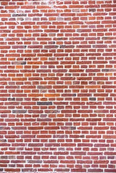 Background of old vintage brown brick wall