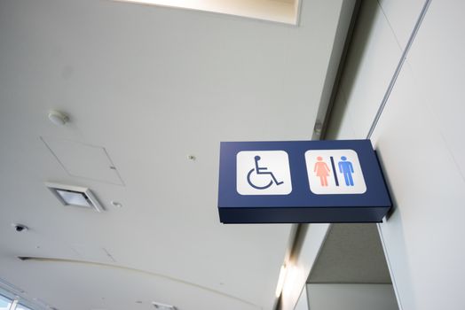 bathroom Signs have indicate that a toilet for the disabled