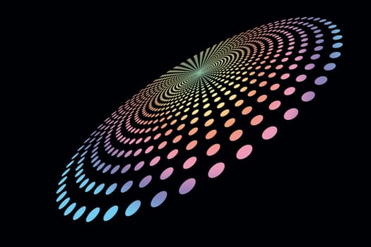 colorful circle abstract graphic background