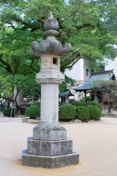 holy stone lamp lantern for lighting in japan shrine