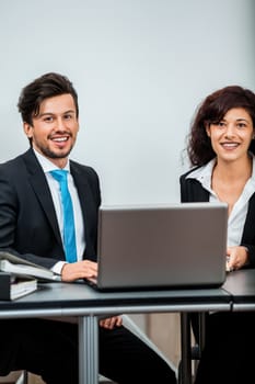 business people working in office teamwork professional meeting