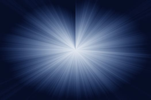 Abstract background with bright blue burst.