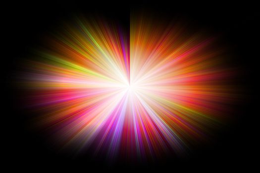 Abstract background with star burst.