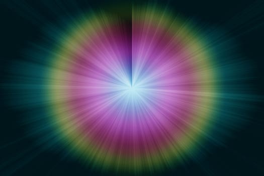 Abstract background with star burst.