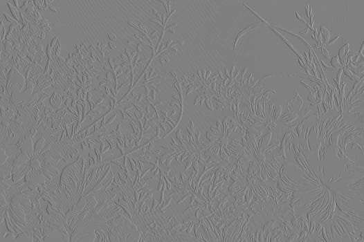 abstract gray background and floral patterns.For art texture or web design.