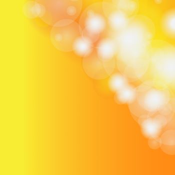 Abstract blur bokeh orange.Vector bokeh background EPS 10