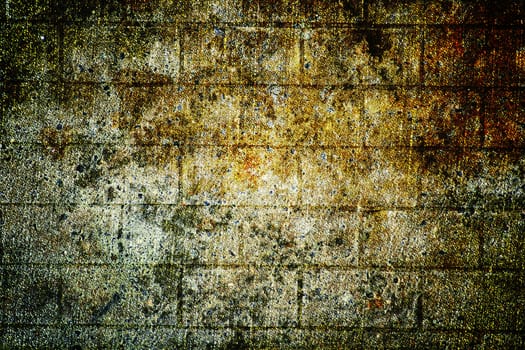 grunge texture, wall background, vignette 