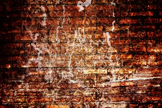 grunge texture, wall background, vignette 