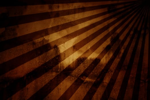 vintage abstract sun rays on the wall grunge.