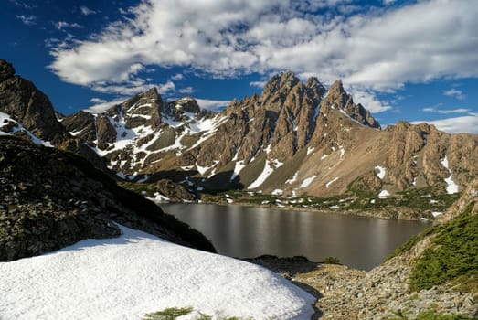 Picturesque scenery of Navarino island in southern Chile