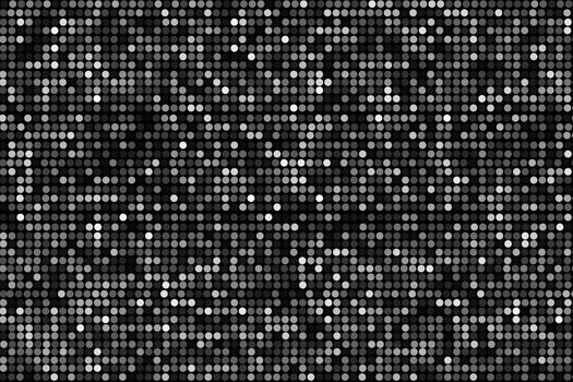 Polka dot background, black and white