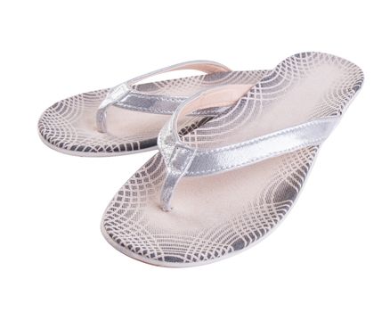 shoe. female fashion sandal on Background