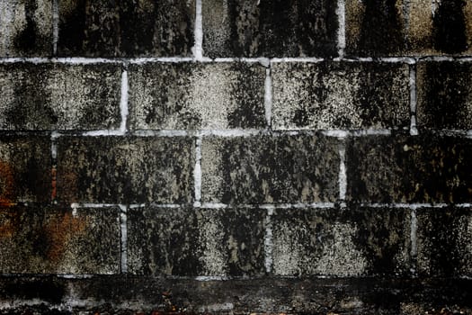 brick grunge texture, wall background, vignette