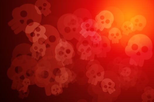 background with skull