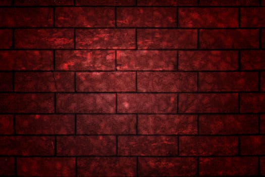 brick grunge texture, wall background, vignette