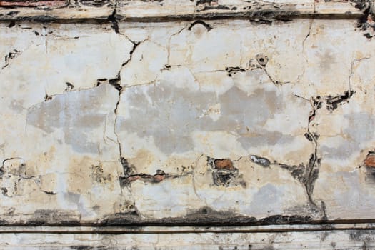 Grunge concrete cement wall with crack in industrial building, great for your design and texture background