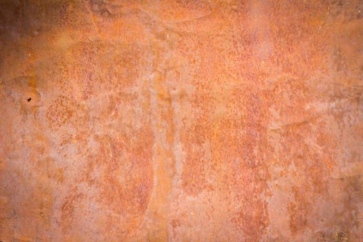 Rusted galvanized iron plate background