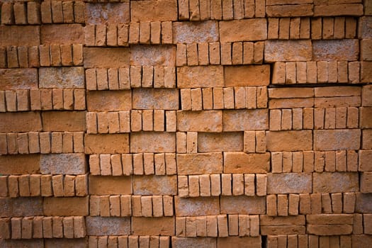 Background of brick wall texture.