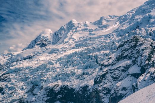 Dramatic peaks of south american Andes in Peru, Ausangate