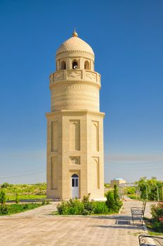 Scenic minaret in Merv, Turkmenistan, central Asia