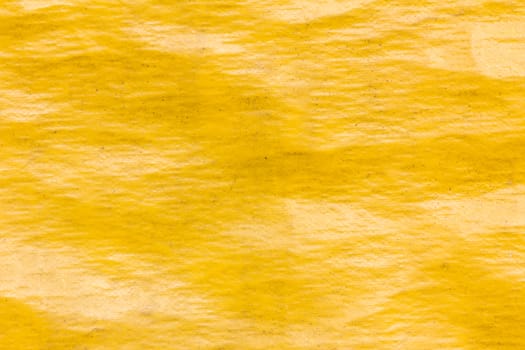 old yellow plastic sunblind background with dust, closeup