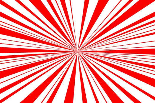 Red and white burst background