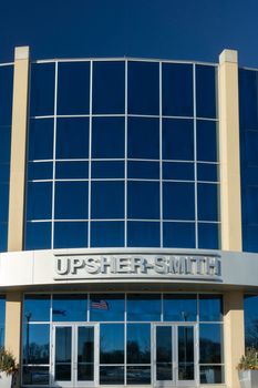 MAPLE GROVE, MN/USA - JANUARY 18, 2015: Upsher-Smith Laboratories headquarters and sign. Upsher-Smith Laboratories is a privately owned pharmaceutical company headquartered in Maple Grove, Minnesota.