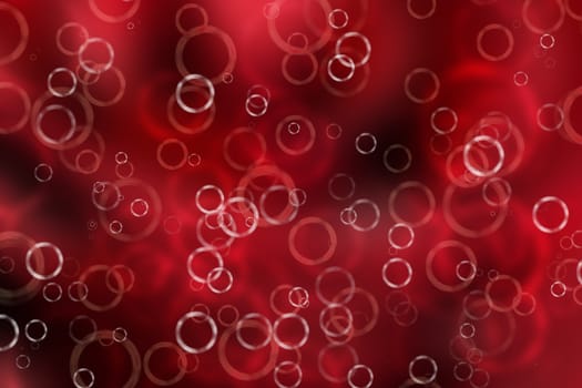 red bokeh abstract light background, with cycles.