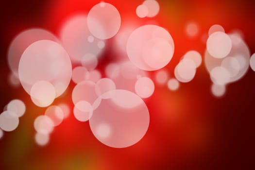red bokeh abstract light background.