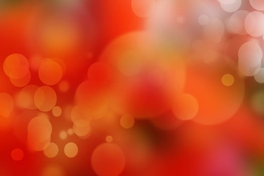 red bokeh abstract light background.