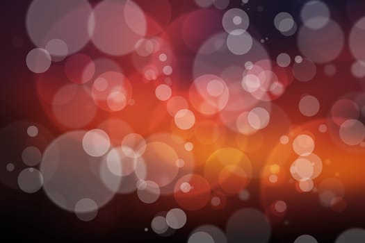 red bokeh abstract light background.