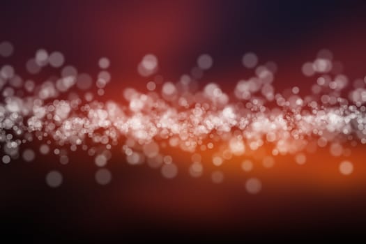 red bokeh abstract light background.