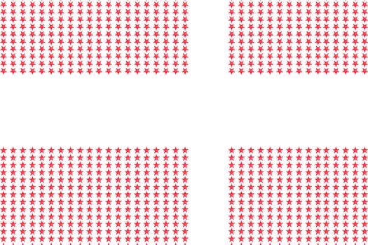 red stars pattern on white background with copyspace
