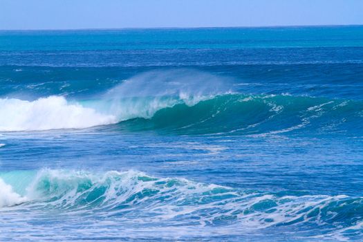 Picture of Ocean Wave. Indian Ocean.