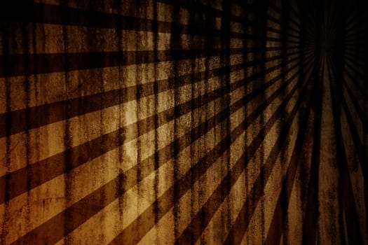 vintage abstract sun rays on the wall grunge.