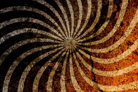 vintage abstract sun rays on the wall grunge.