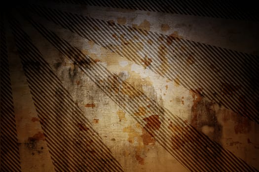 vintage abstract sun rays on the wall grunge.
