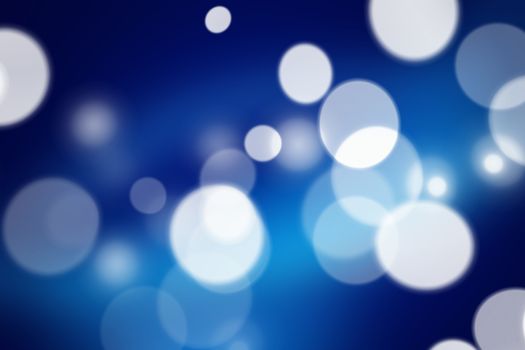 blue abstract blurred background, bokeh