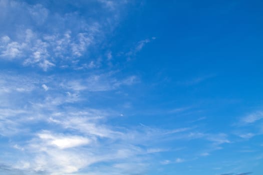 View white cloud with blue sky background