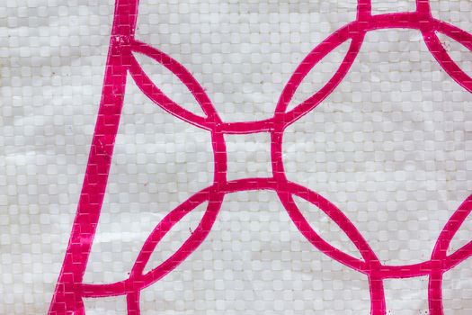 extreme closeup plastic sack textture background.