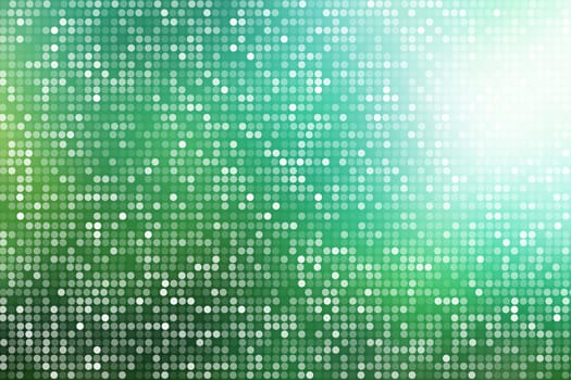 Beautiful polka dots on green background.