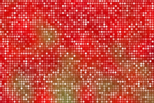 Beautiful polka dots on red background.