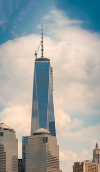 Lower Manhattan skyline, New York.