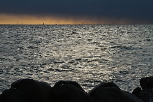 Coastal landscape in denmark north from copenhagen