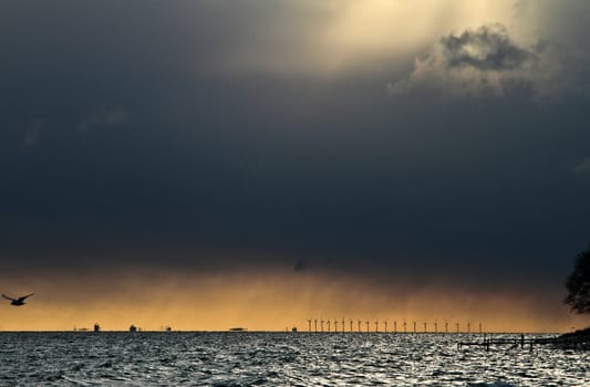 Coastal landscape in denmark north from copenhagen