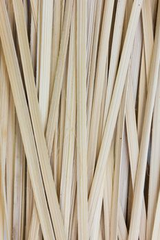 Thai traditional strips of bamboo using for weaving, , closeup, background