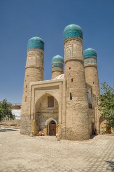 Scenic view of temple in Bukhara, Uzbekistan